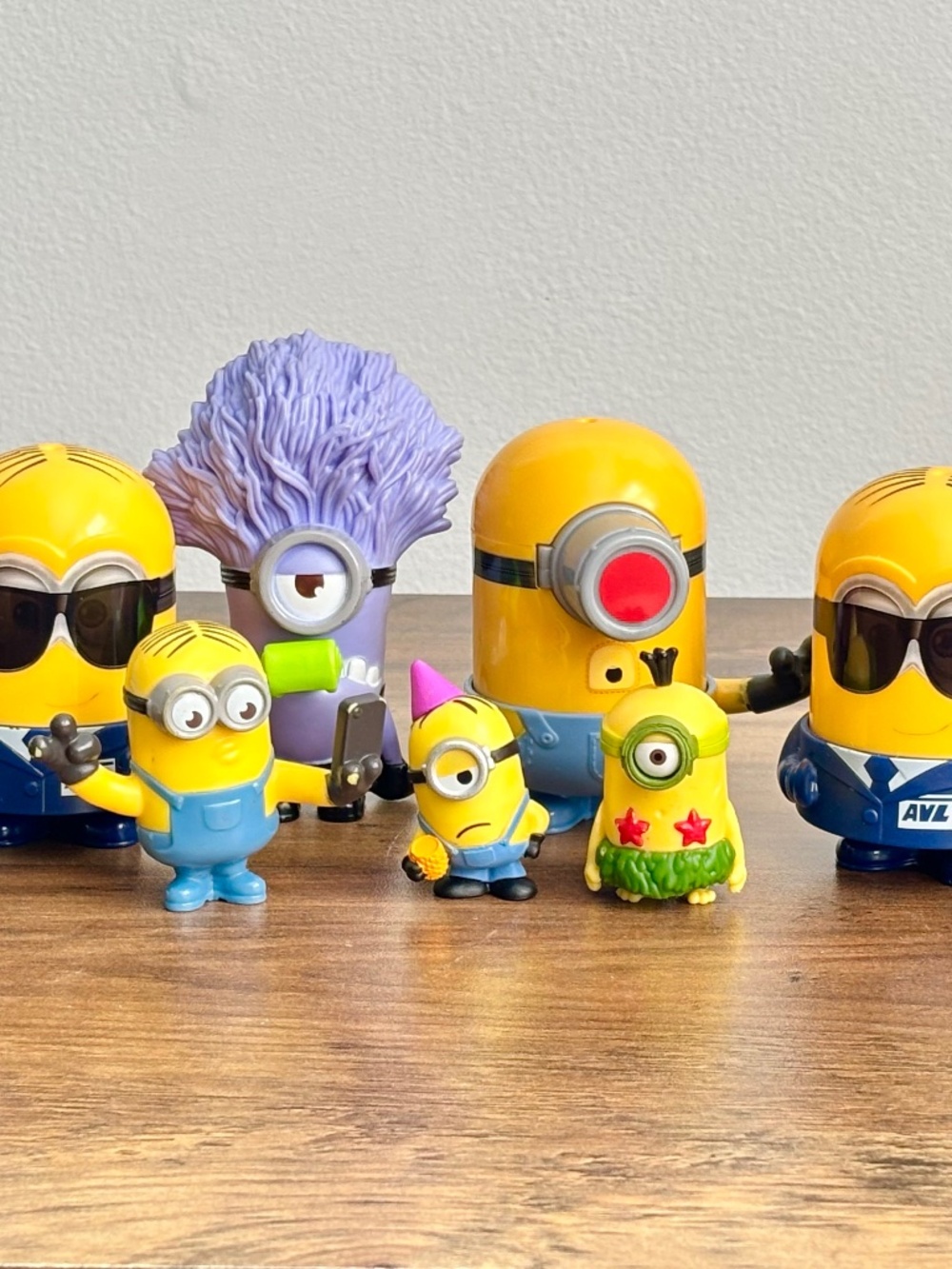 LOT Minions Despicable Me 2 3 4 Action Figure Toys Cake Toppers Loose Set 7